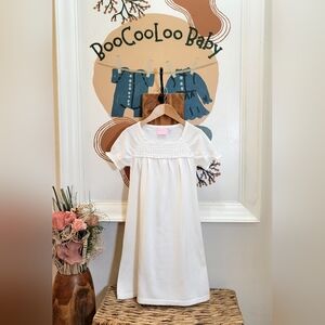 Elegant Cream Kids Casual Dress